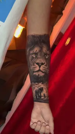 Tatuagem de leão 