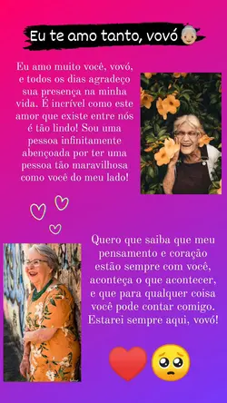 Te Amo vovó 