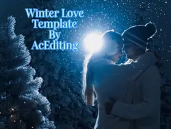 Winter love template
