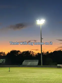 texts with ur name