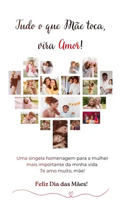 colagem dia das mães