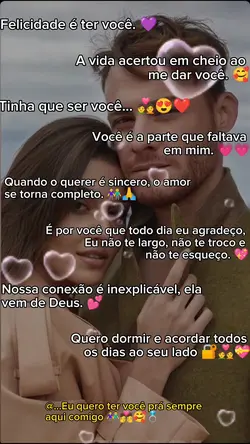 Felicidade é ter voc