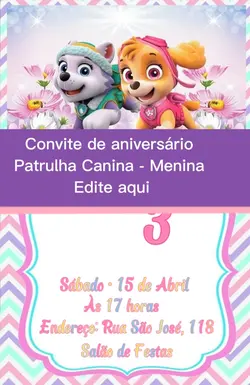 Convite animado