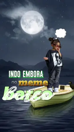 indo de barco 