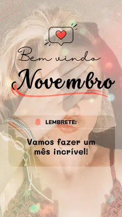 bem vindo novembro 