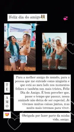 DIA DO AMIGO