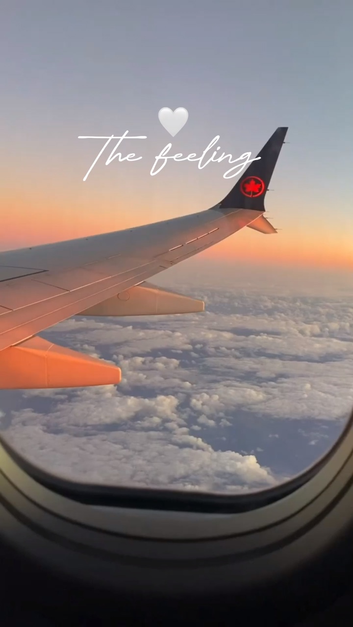 The feeling… ✈️🤍