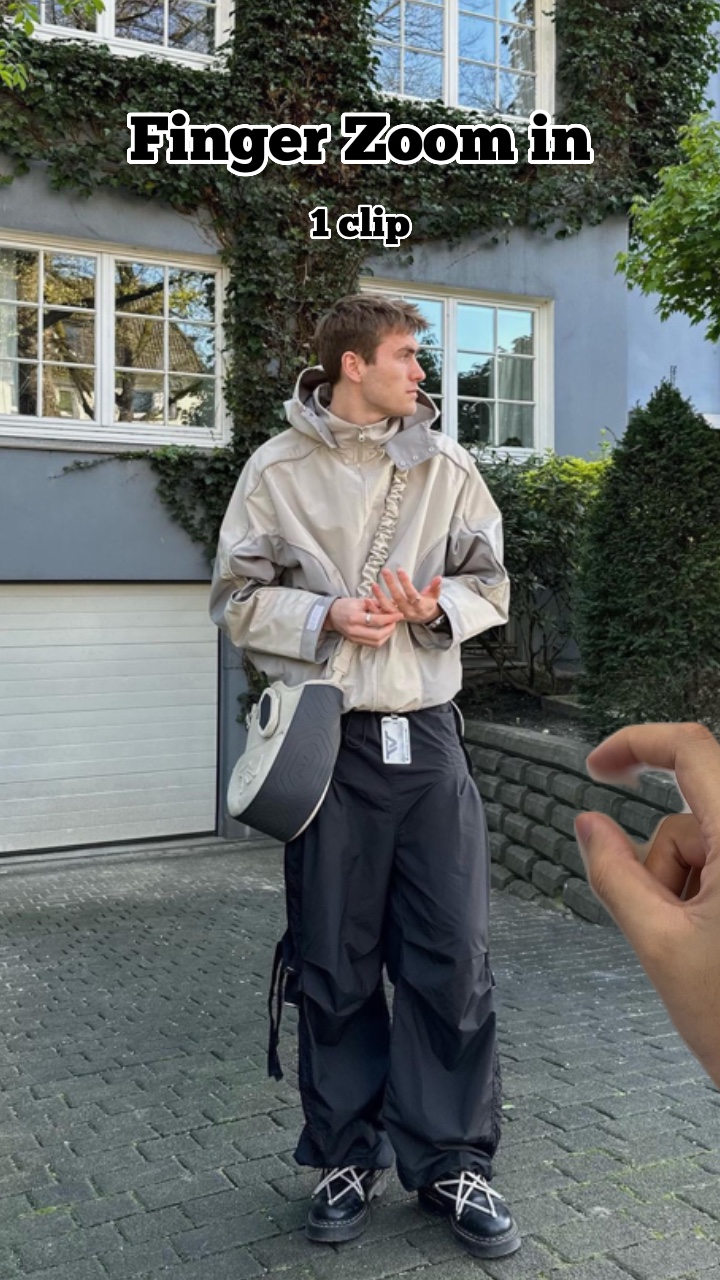 Zoom avant au doigt