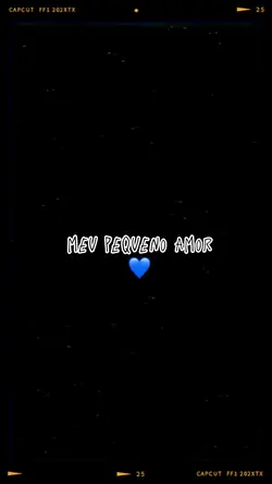 meu pequeno amor 🤍