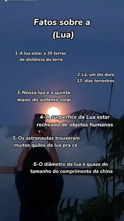 fatos sobre a lua