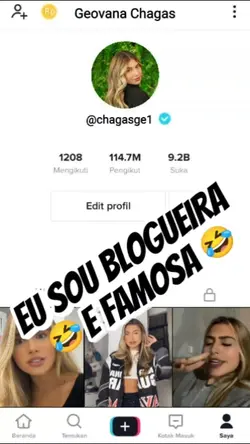 Eu sou blogueira kkk