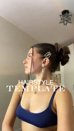 Hairstyle template