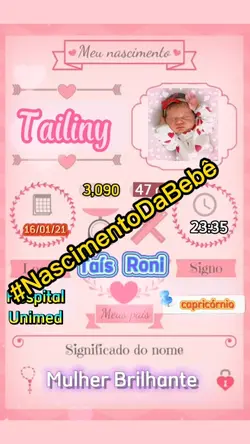 #NascimentoDaBebê