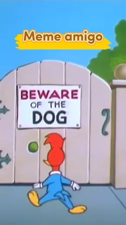 Cuidado com o cão😂