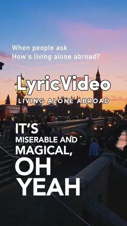 Living alone abroad