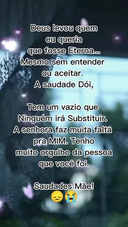 saudades mãe 