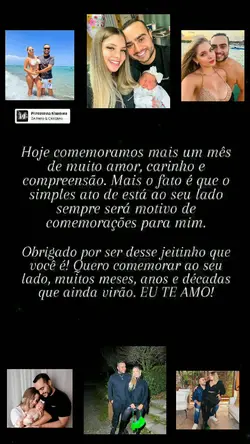 Meses de namoro 