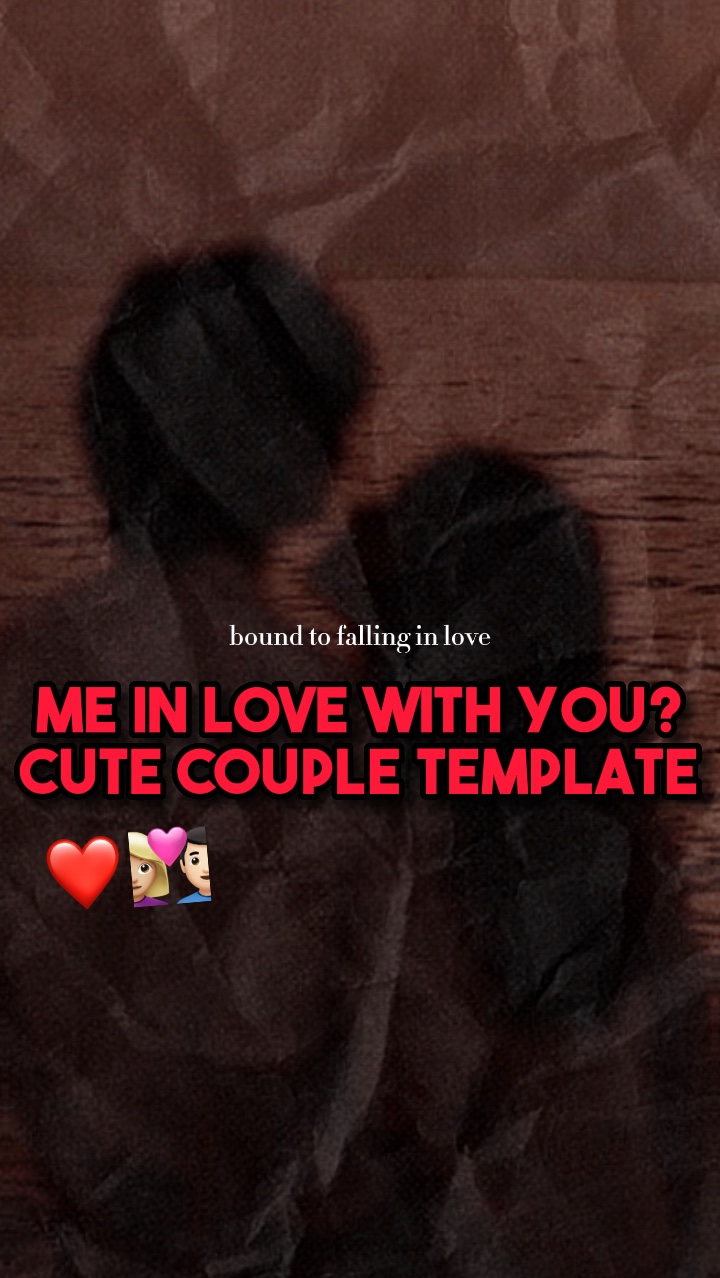 Moi en amour avec toi?❤️