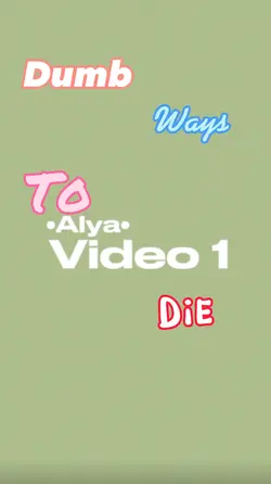 Dumb ways to die