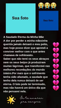 Saudades mãe 