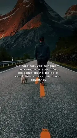 caminhe sozinho 