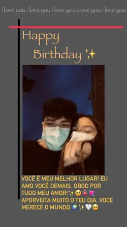 feliz aniversário 🫀