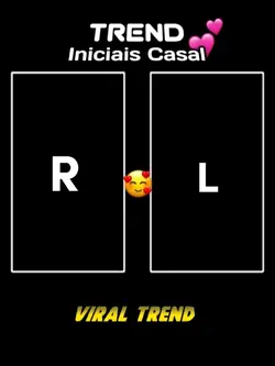 Iniciais Casal Trend