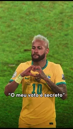 Meu voto é secreto