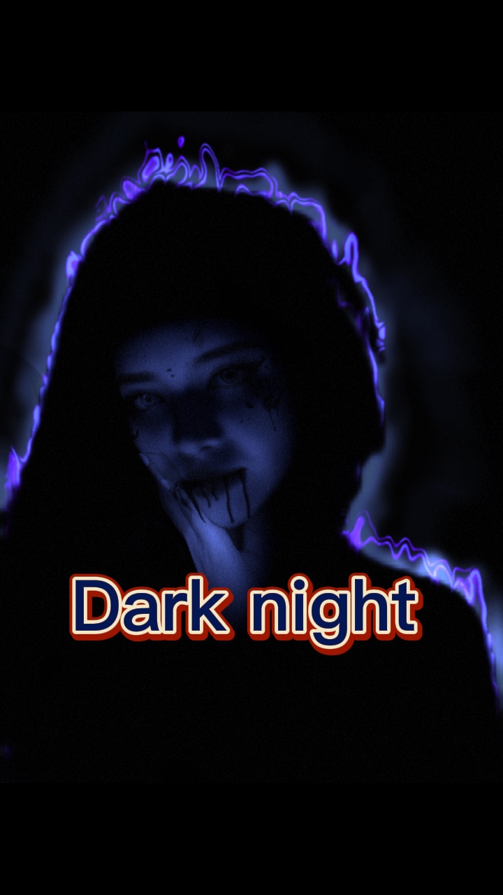 darkly