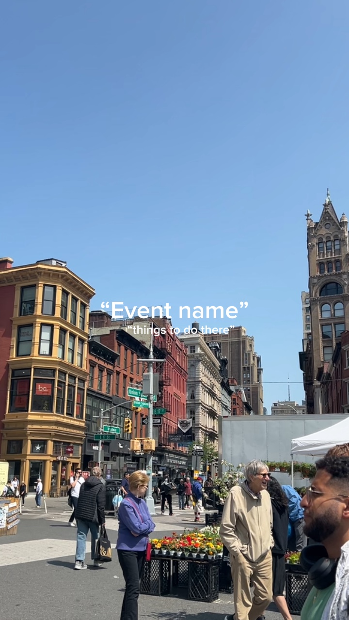 Event template 