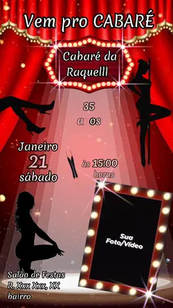 Convite Cabaré 