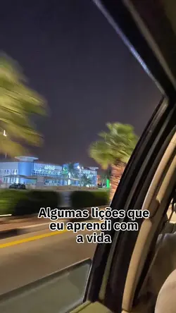 Lições que aprendi