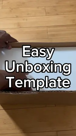 Unboxing Template