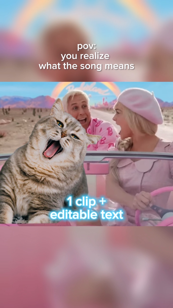 menyanyikan meme Barbie