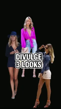 Divulgação 3 looks