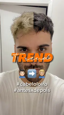 efeito cabelo loiro