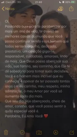 PARABÉNS AMIGO