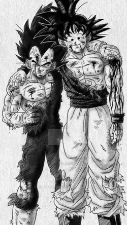 vegeta e Goku 