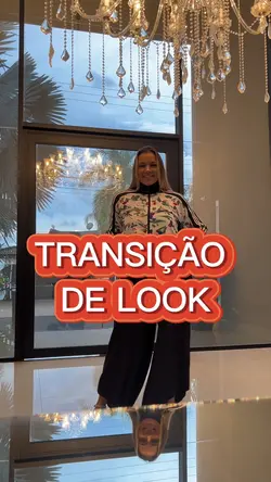 Transição de looks