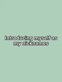 introduce myself 