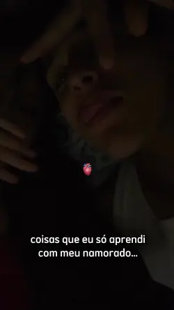 aprendi com meu namo