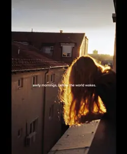 Quiet early mornings