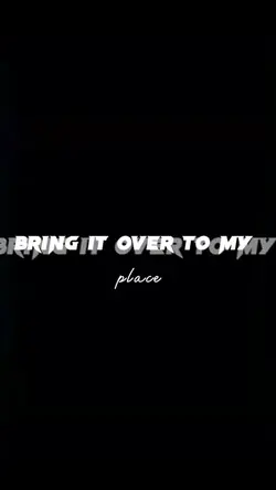 Bring it over to my 