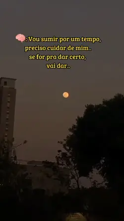 Vou dar um tempo..