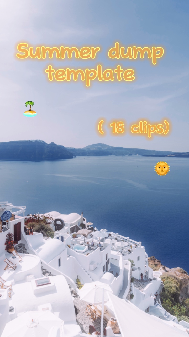 Décharge d'été 🌞🏝️