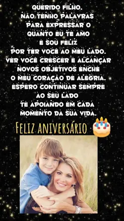 parabéns filho