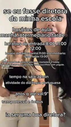 se eu fosse diretora