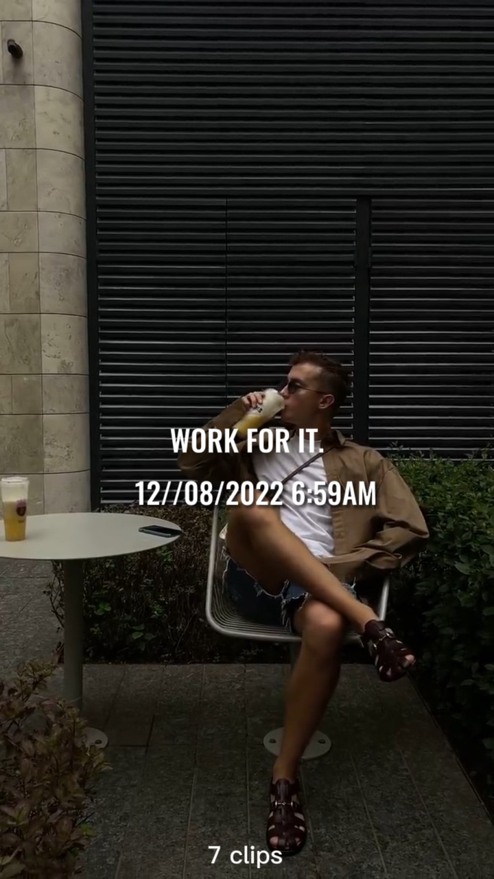 Arbeiten Sie dafür.