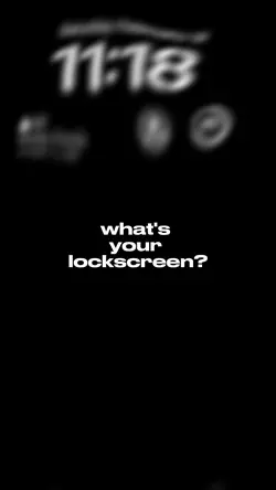 what's ur lockscreen