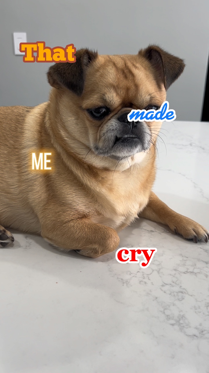 Eso me hizo llorar
